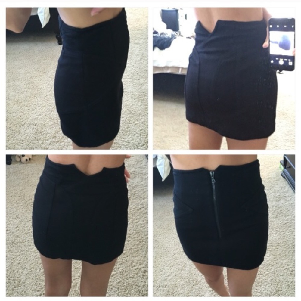 —SOLD on DEPOP— Alexander Wang 90s mini skirt XS - Picture 5 of 8